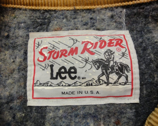 古着 Lee Storm Rider ストームライダー (70年代刺繍タグ最後) Gジャン/デニムジャケット 大阪 店舗