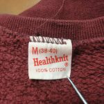 Health knit（ヘルスニット）タグで見る年代の見分け方